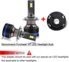H7 LED Headlight Bulb Adapter Holders Socket Base Retainers for Hyundai Tucson, 2 pcs
