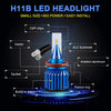 H11B CSP Chips Led Headlight Bulbs