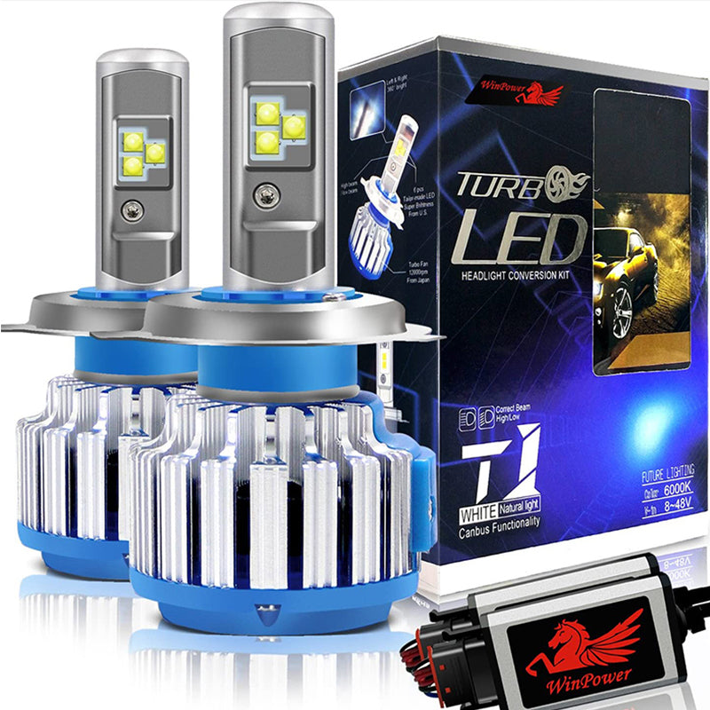 WinPower T1 H4 LED Headlight Bulb Led Car Lights, Auto Parts