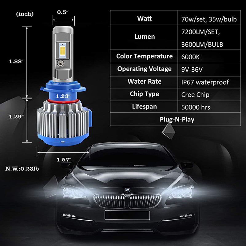  iLumen D3S HID Xenon Headlight Replacement Bulb for High or Low  Beam 6000K Diamond White Pack of 2 : Automotive