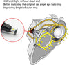 H8 6000K 40W LED Car Angel Eyes Headlight Bulbs White for BMW E90 E60 E70 E89