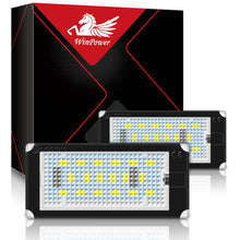 For BMW E46 (2 Doors) 1998-2003 Error Free LED License Number Plate Lights Cool White Assembly Lamps