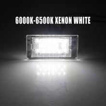 For BMW E46 (2 Doors) 1998-2003 Error Free LED License Number Plate Lights Cool White Assembly Lamps