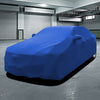 Fit 177-193 inches Car Indoor Covers Velvet Stretch Dust-Proof Protection Full Cover for Underground Garage Car Show