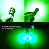 H8 LED Angel Eye Headlight Bulbs 360-Degree for BMW 4500K Green Color