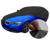 163-181 inches Indoor Sports Car Covers Velvet Stretch Dust-Proof Protection Full Cover for Underground Garage Car Show