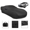 163-181 inches Indoor Sports Car Covers Velvet Stretch Dust-Proof Protection Full Cover for Underground Garage Car Show
