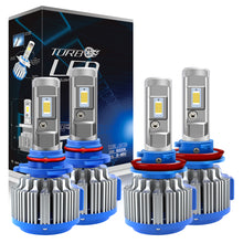 9005+H11 High Low Beam Combo LED Headlight Bulbs