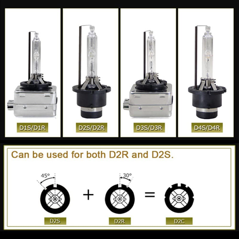D1S D2S D3S D4S 35W HID Xenon Headlight Bulbs Replacement Lamp 4300K 6000K 8000K ™