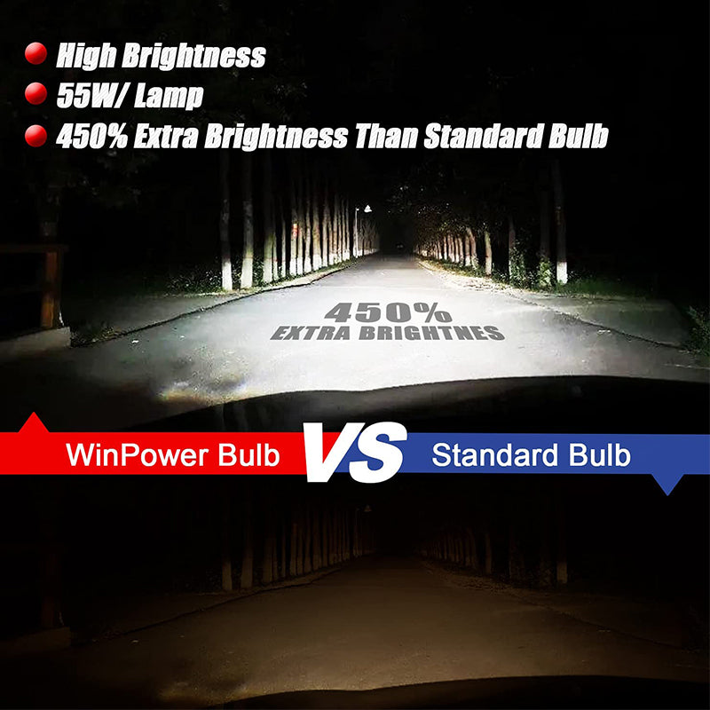 The Best D1S LED Headlight Bulbs VS Original 55W HID Xenon Lamp 