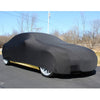 193-206 inches Indoor Car Covers Velvet Stretch Elastic Cloth Dust-Proof for Underground Garage Car Show
