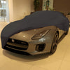 193-206 inches Indoor Car Covers Velvet Stretch Elastic Cloth Dust-Proof for Underground Garage Car Show